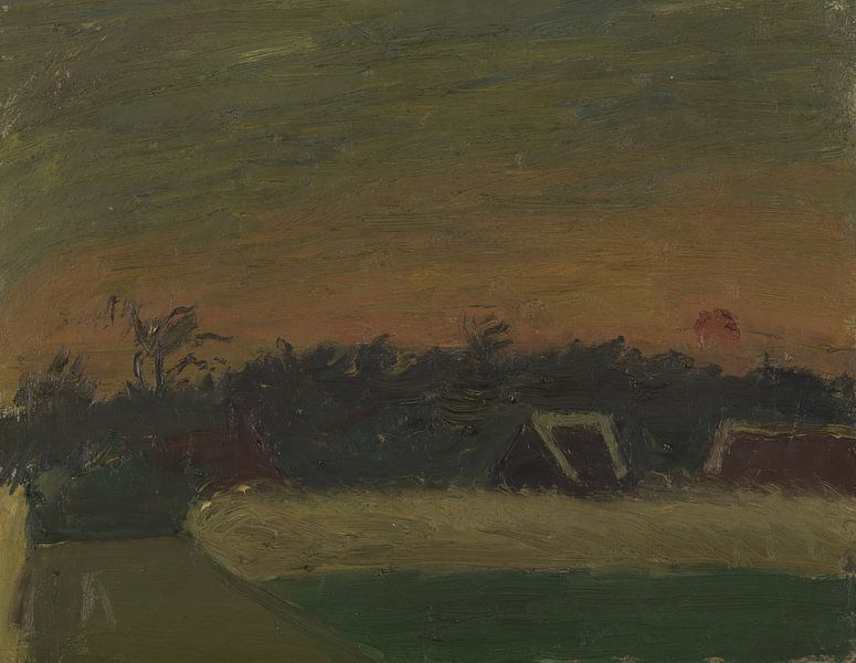 Sonnenuntergang, Gustave De Smet, 1942 von Atelier Liesjes