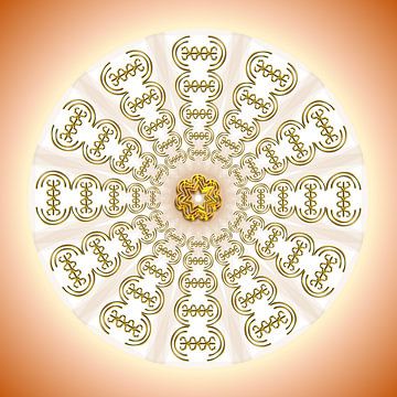 Kristal Mandala MARAS Kristal voor Magnetisme van SHANA-Lichtpionier