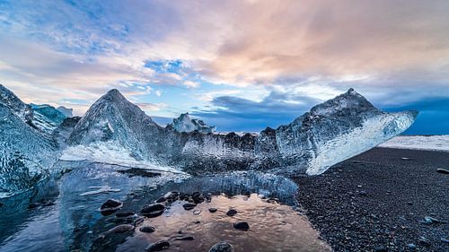 Diamond beach bij Jökulsárlón
