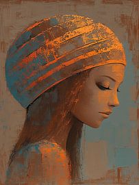 Frau | Flüsternde Farben der Dekadenz von Wunderbare Kunst