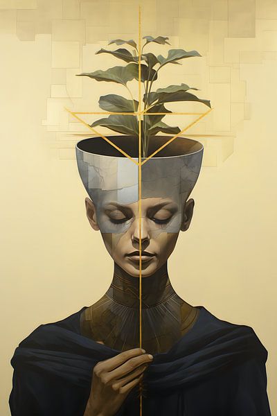 Abstrait botanique II par PixelMint.