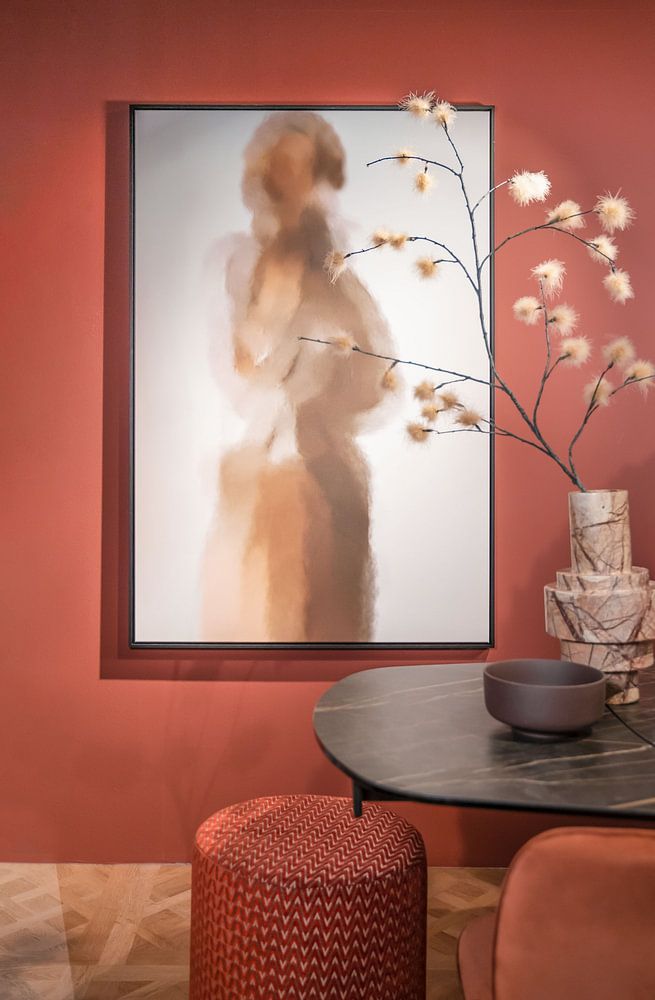 abstraktes Porträt  von Carla Van Iersel 