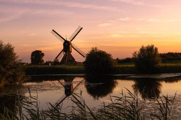 Zandwijk Mills Sonnenuntergang Süße Bilder von Zwoele Plaatjes