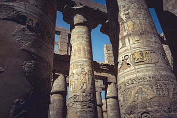 De Tempels van Egypte  01 van FotoDennis.com | Werk op de Muur