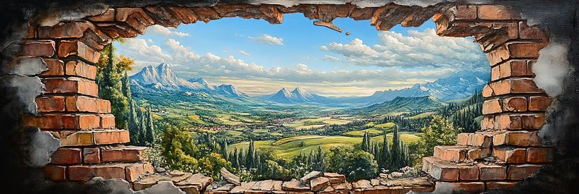 À travers des yeux anciens par OMG Art