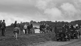 Een vliegtuig uit de hoogte  von Veluws