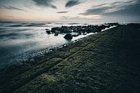 Evening glow over the Breakwater