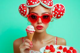 Ice cream lover with sweets by Poster Art Shop
