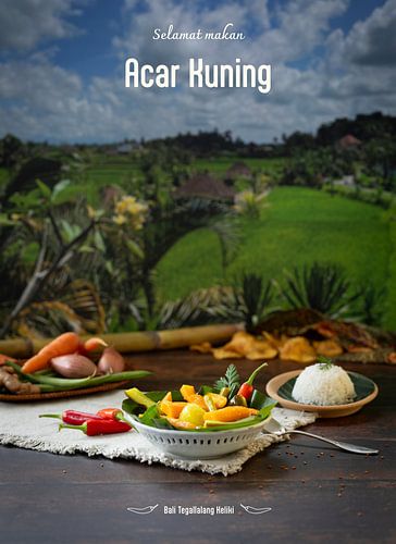 Acar Kuning, cuisine indonésienne sur Desiree Meulemans