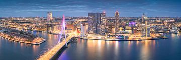 Einzigartiges Panorama Rotterdam Skyline von Vincent Fennis