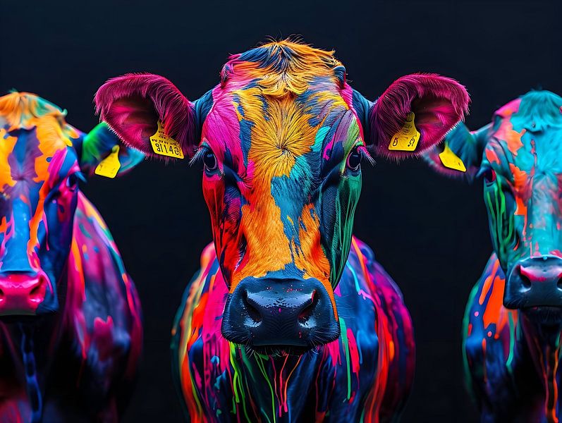 Playful cows by PixelPrestige
