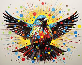 Colourful Bird Art | An Explosion of Colours by Eye catching paintings