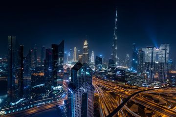 Burj Khalifa Dubai by Night