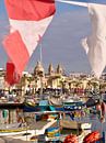 Port Marsaxlokk with Luzzus by Judith van Wijk thumbnail