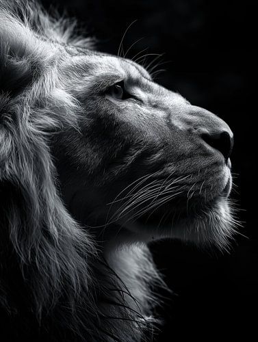 Portrait d'un lion
