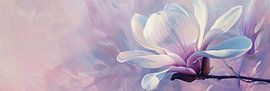 Delicate magnolia magie van Poster Art Shop