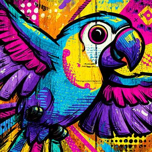 Perroquet Pop Art n° 2