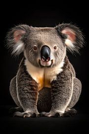 Bezauberndes Porträt eines Koalas von Beeld Creaties Ed Steenhoek | Fotografie und künstliche Bilder