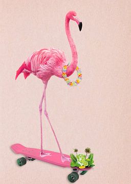 Flamingo service van Gisela - Art for you
