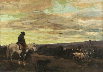 Fernando Fader, Pastoreio gaúcho, 1906 van Atelier Liesjes