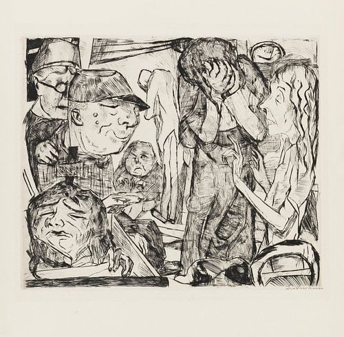 Gekkenhuis, MAX BECKMANN, 1918