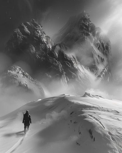 Snow-covered mountains