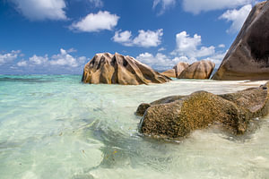 Seychellen : Traumstrand Anse Source d'Argent auf La Digue