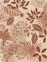 Autumn Leafs Illustration - Abstract Wall Decoration