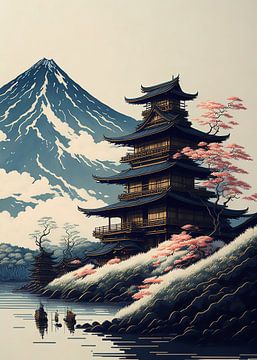 montagne japonaise sur jauhari picture graphic