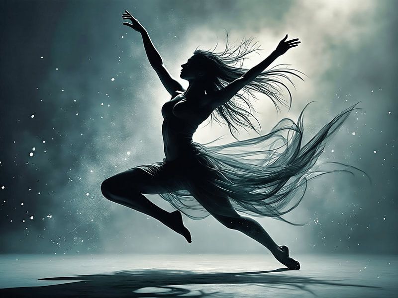 Dansen in de nacht van The Photo Artist