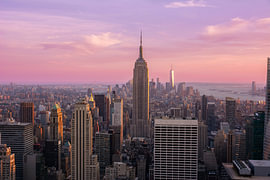 New York at Sunset by Arno Wolsink
