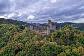 Bourscheid Castle in Autumn by Ewold Kooistra