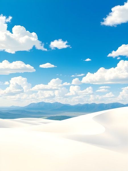 Sables éthérés et ciels d'azur par Artistic