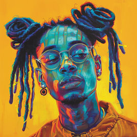 Dreads in a knot