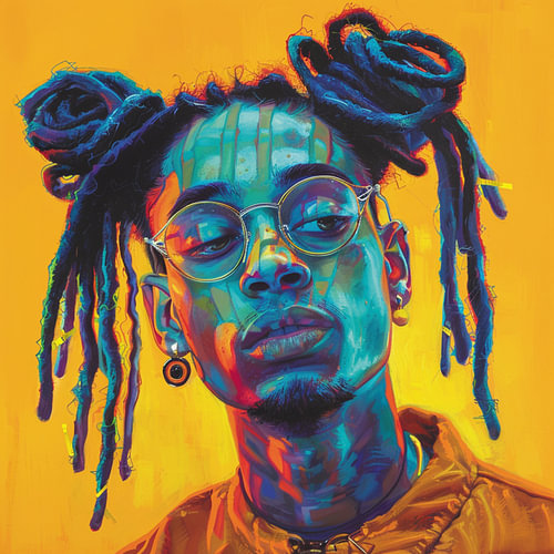 Dreads in a knot