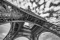 Eiffeltoren in zwart-wit von Ronne Vinkx Miniaturansicht