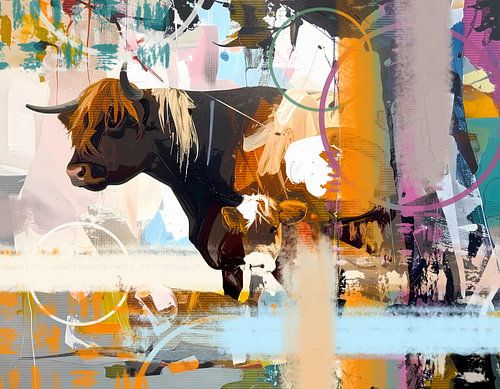 Hooglander van opzij