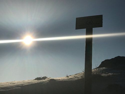 Zon boven zandafgraving Heeresmeer