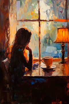 Reflectief moment van Poster Art Shop