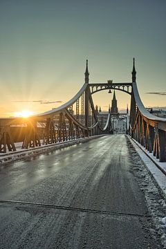 Ulm. Neutorbrücke van Eric Götze Fotografie