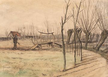 Landschap bij Loosduinen, Piet Mondriaan