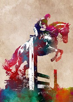 Paardenruiter #ruiter #paard #sport van JBJart Justyna Jaszke