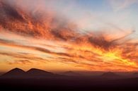 Zonsondergang boven Lanzarote von Tomas Grootveld Miniaturansicht