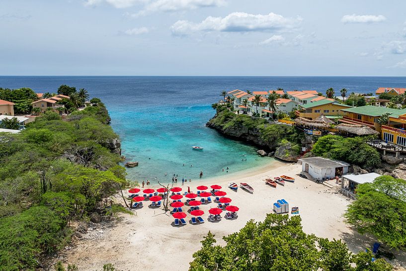 Curaçao - Prise de vue par drone de Lagun par Keesnan Dogger Fotografie