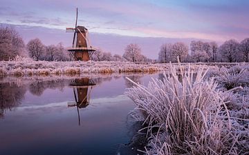 Molen De Juffer in het Hunzedal van Henk Osinga