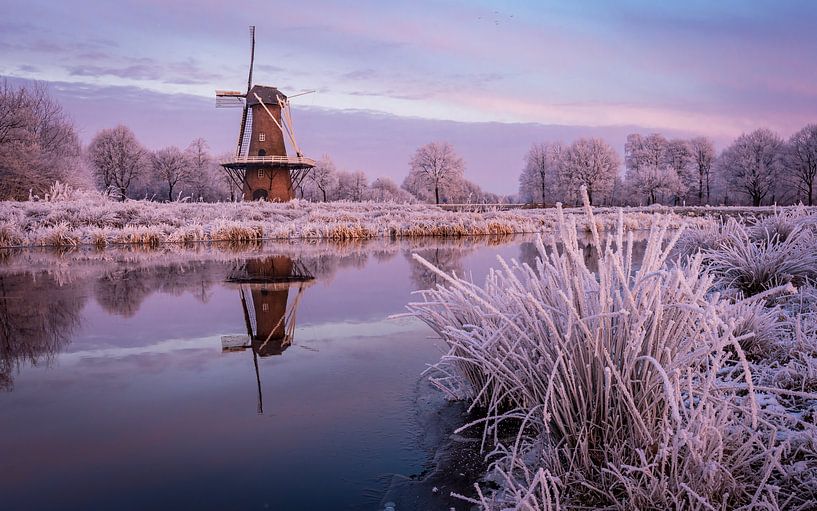 Windmühle De Juffer in Hunzedal von Henk Osinga