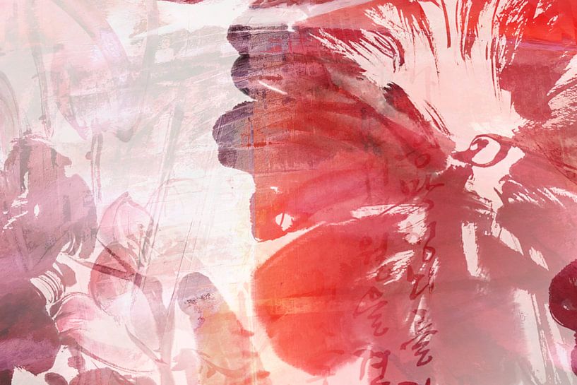 Bloemen droom abstract van Christine Bässler