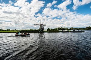 Alte Windmühlen in den Niederlanden.