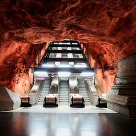 Stockholm Radhuset Subway-Station by Lars Scheve