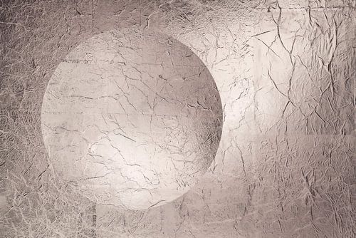 Ronde bal in pastel kleur. Lila roze. Minimalisme. Modern Abstract. 6